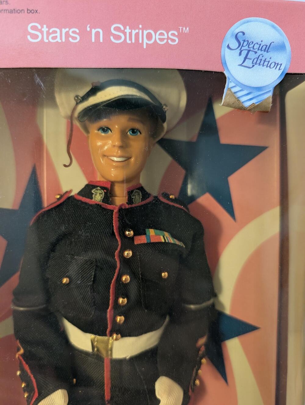 1991 Mattel Barbie Ken Stars & Stripes Marine Corps Doll New